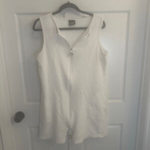 Women's Dotti White Dress L